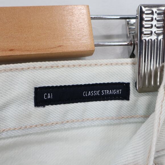 NWT Edwin Cai Classic High-Rise Straight Leg Denim Jean High Hopes Blue Size 25 - Picture 11 of 11